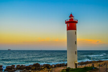 Umhlanga Lighthouse One Of The World's Iconic Lighthouses In Durban North KZN South Africa