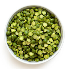 Wall Mural - Green split peas.