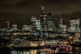 Fototapeta Miasto - Vista aérea del barrio financiero de Londres