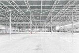 Fototapeta  - Interior of empty warehouse or garage