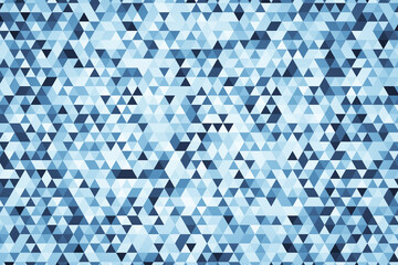 Poster - Abstract polygonal triangle illustration. Triangular backdrop.