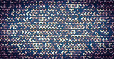 Fototapete - Abstract polygonal triangle illustration. Triangular backdrop.