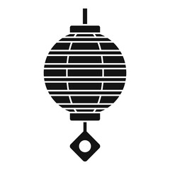 Poster - China lantern icon. Simple illustration of china lantern vector icon for web design isolated on white background