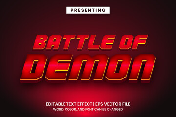 Poster - editable text effect with metallic movie poster style