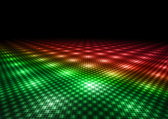 Sticker - Abstract Colorful Dance Floor Background Texture