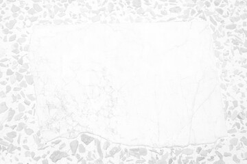  White Marble Texture with Sand Frame Background.