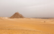 The pyramids of Giza: Menkaure, Khafre, and Khufu