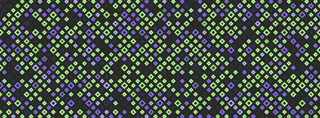 Fototapete - Abstract background consisting of different squares and pixels and cubes.