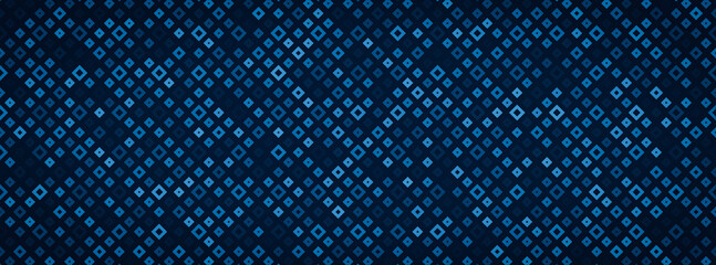 Poster - Abstract background consisting of different squares and pixels and cubes.