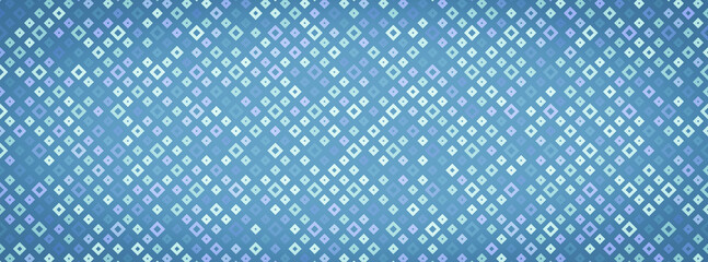 Poster - Abstract background consisting of different squares and pixels and cubes.
