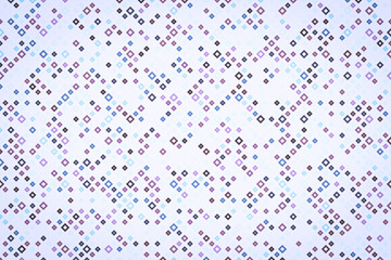 Fototapete - Abstract background consisting of different squares and pixels and cubes.