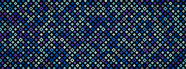 Poster - Abstract background consisting of different squares and pixels and cubes.