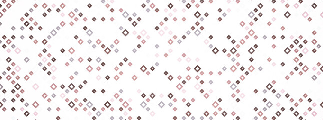 Fototapete - Abstract background consisting of different squares and pixels and cubes.