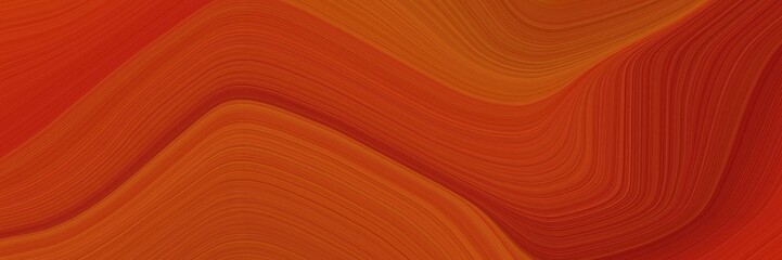 Aufkleber - abstract moving banner design with firebrick, coffee and maroon colors. fluid curved lines with dynamic flowing waves and curves for poster or canvas