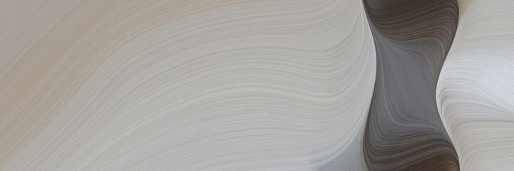 Leinwandbilder - abstract moving header design with dark gray, dark slate gray and dim gray colors. fluid curved flowing waves and curves for poster or canvas