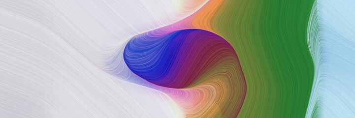 Leinwandbilder - abstract modern horizontal header with light gray, dark slate gray and dark moderate pink colors. fluid curved flowing waves and curves for poster or canvas