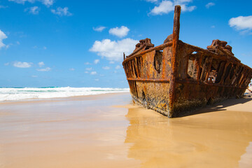 Sticker - Shipwreck, Maheno.