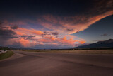 Fototapeta Na sufit - Red Skies over the Rockies