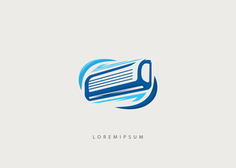 Fototapete - air conditioner logo template