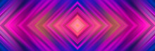 Abstract Geometric Background. Pattern Of Luminous Lines. Stylish Symmetrical Futuristic Texture.