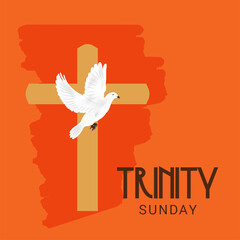 illustration of a Background for Trinity Sunday.