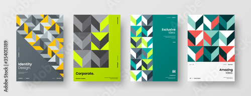 Fotomural Company identity brochure template collection