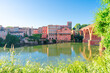 Albi in a summer sunny day,France