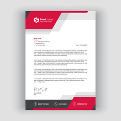 Wall Mural - Creative and modern Business letterhead premium template