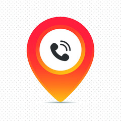 Fototapete - phone pin