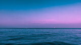 Fototapeta Tęcza - Pink sunrise over ocean near Perhentian Island