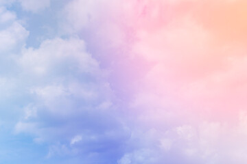 Wall Mural - abstract cloud pastel colour texture background