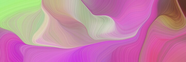 Aufkleber - beautiful and smooth elegant graphic with waves. modern waves background illustration with pale violet red, ash gray and pastel brown color