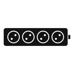 Poster - electric extension cord icon. simple illustration of electric extension cord vector icon for web des