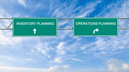 Sticker - Road sign to inventory and operation planning