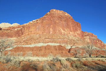 Sticker - Capitol Reef National Park, Utah, in winter	