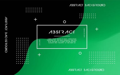 Wall Mural - modern abstract liquid color background. dynamic textured geometric elements design with dots decoration. can be used on posters,banner,web and any more