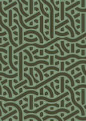 Colour Hexagon Tile Connection art background design illustration