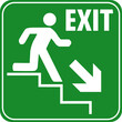 © naleen - Fire exit Emergency vector sign