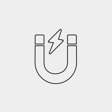 magnet icon vector illustration for website and graphic design