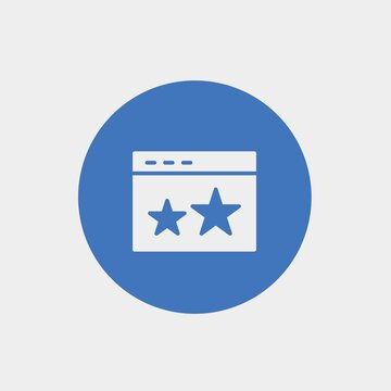 favorite bookmark icon vector illustration for website and graphic design