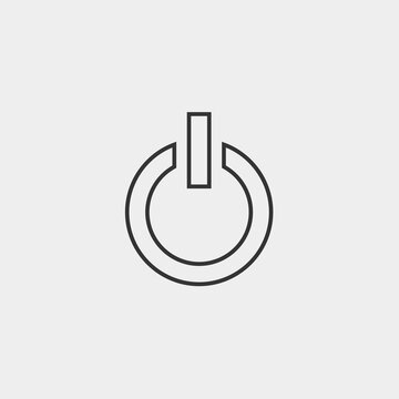 off button icon vector illustration for website and graphic design