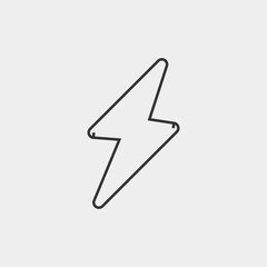 Leinwandbilder - flash icon vector illustration for website and graphic design