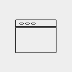 Fototapete - website icon vector illustration for website and graphic design