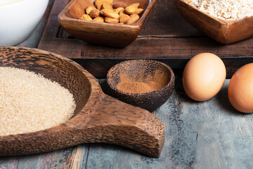 ingredients to make homemade cookies at home