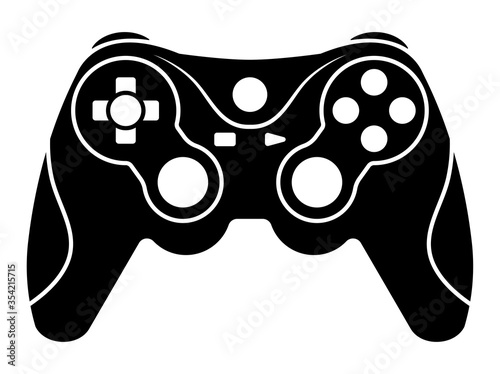 Fotomural Xbox video game controllers or gamepad flat icon for apps and websites