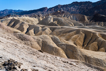 Valey Death California scenic view  of Zabriskie point