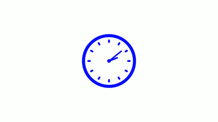 New counting down blue clock animation,clock animation icon