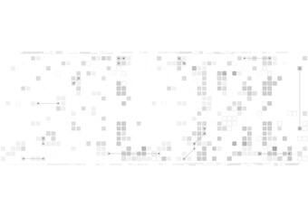 Poster - vector white background abstract technology communication data Science