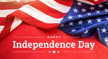 Celebrating Independence Day. United States Of America USA Flag Background For 4th Of July