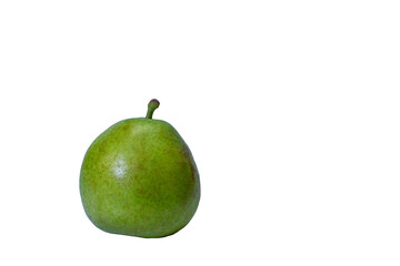 Wall Mural - 
Green pear on a white background. Isolate.